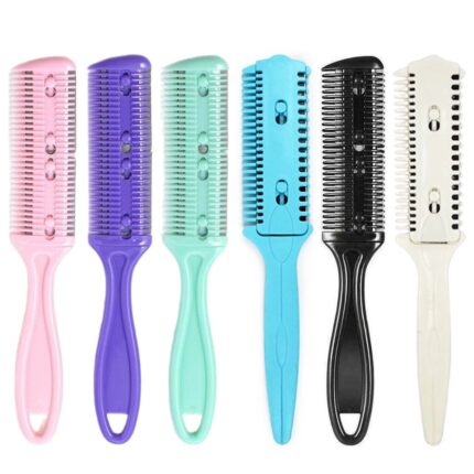 커트 전용 빗(랜덤 발송) / 미용 면도칼 이발 다듬기 앞머리 셀프