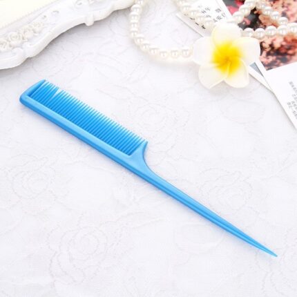 미용 꼬리빗(파랑색) / 커트빗 컷트 브러쉬 헤어빗 미용실 이발